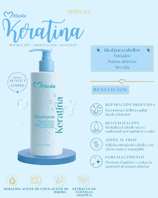 Shampoo Misucka Keratina Reparación