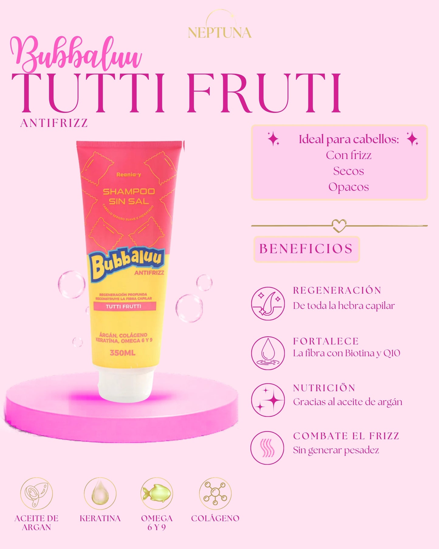Shampoo Bubbaluu Tutti Fruti