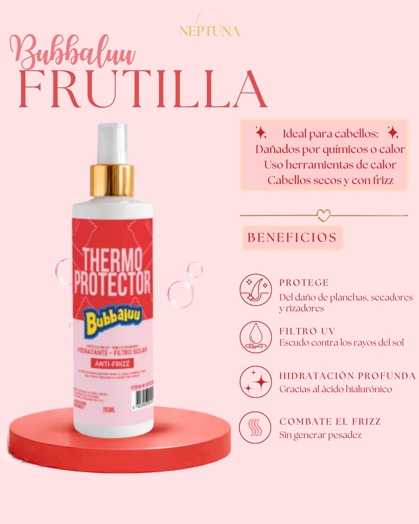 Termoprotector Bubbaluu Frutilla