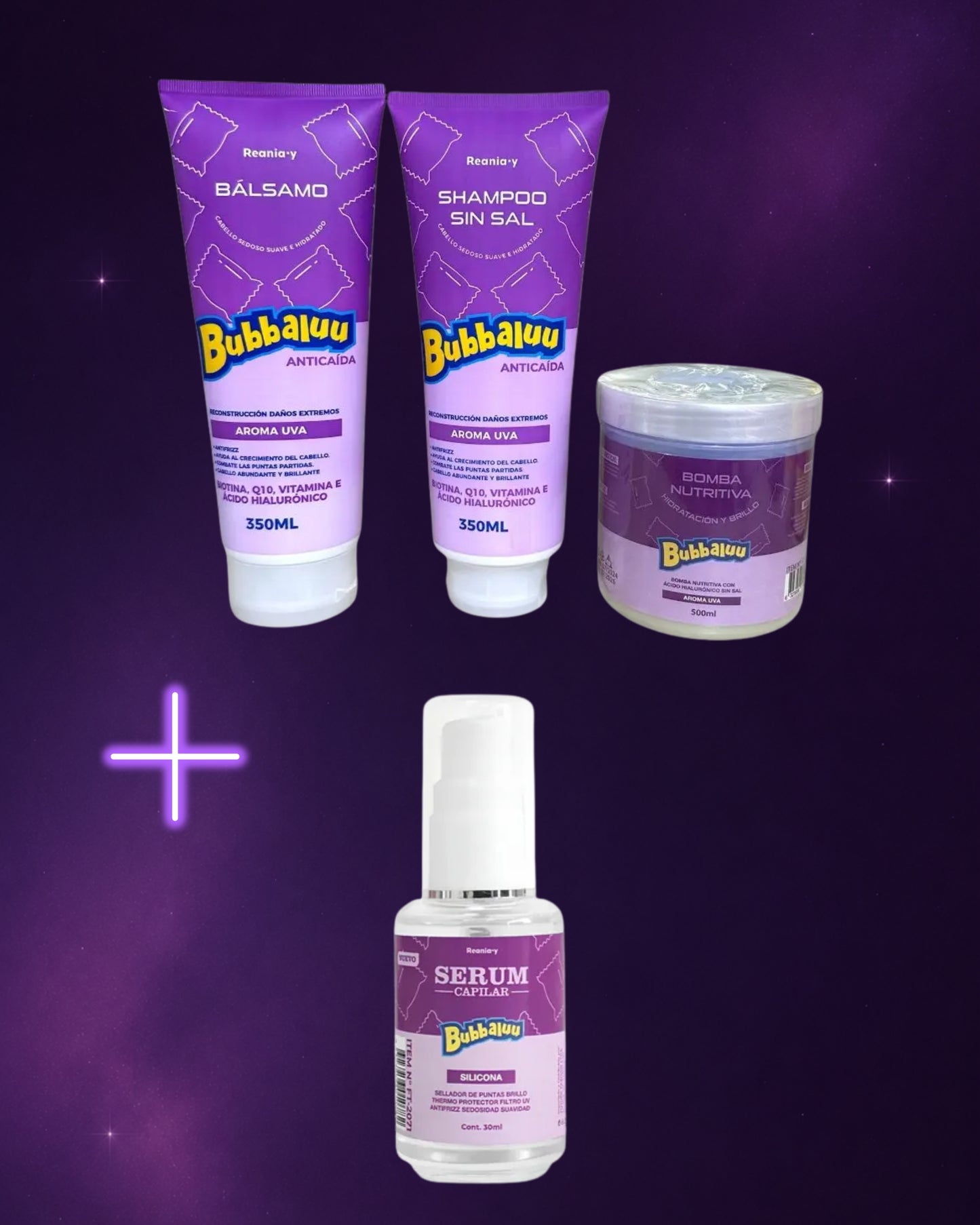 Kit Glow Bubbaluu - Ritual Completo + 1 Extra a elección