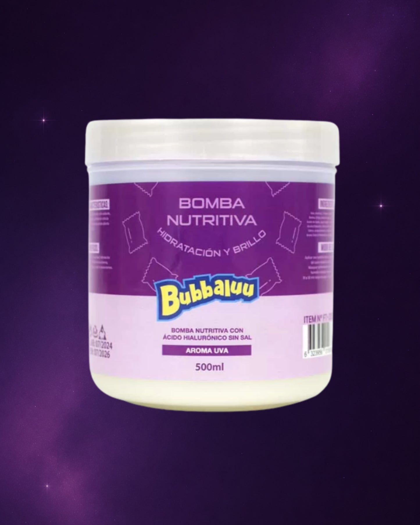 Mascarilla Bubbaluu Bomba Nutritiva Uva