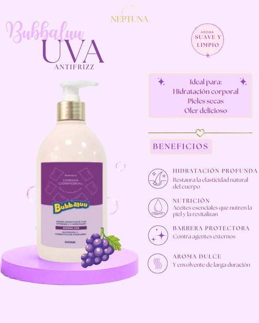 Crema corporal Bubbaluu Uva