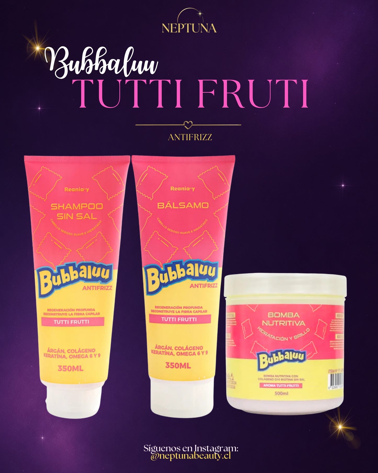 Kit Completo Bubbaluu Tutti Fruti