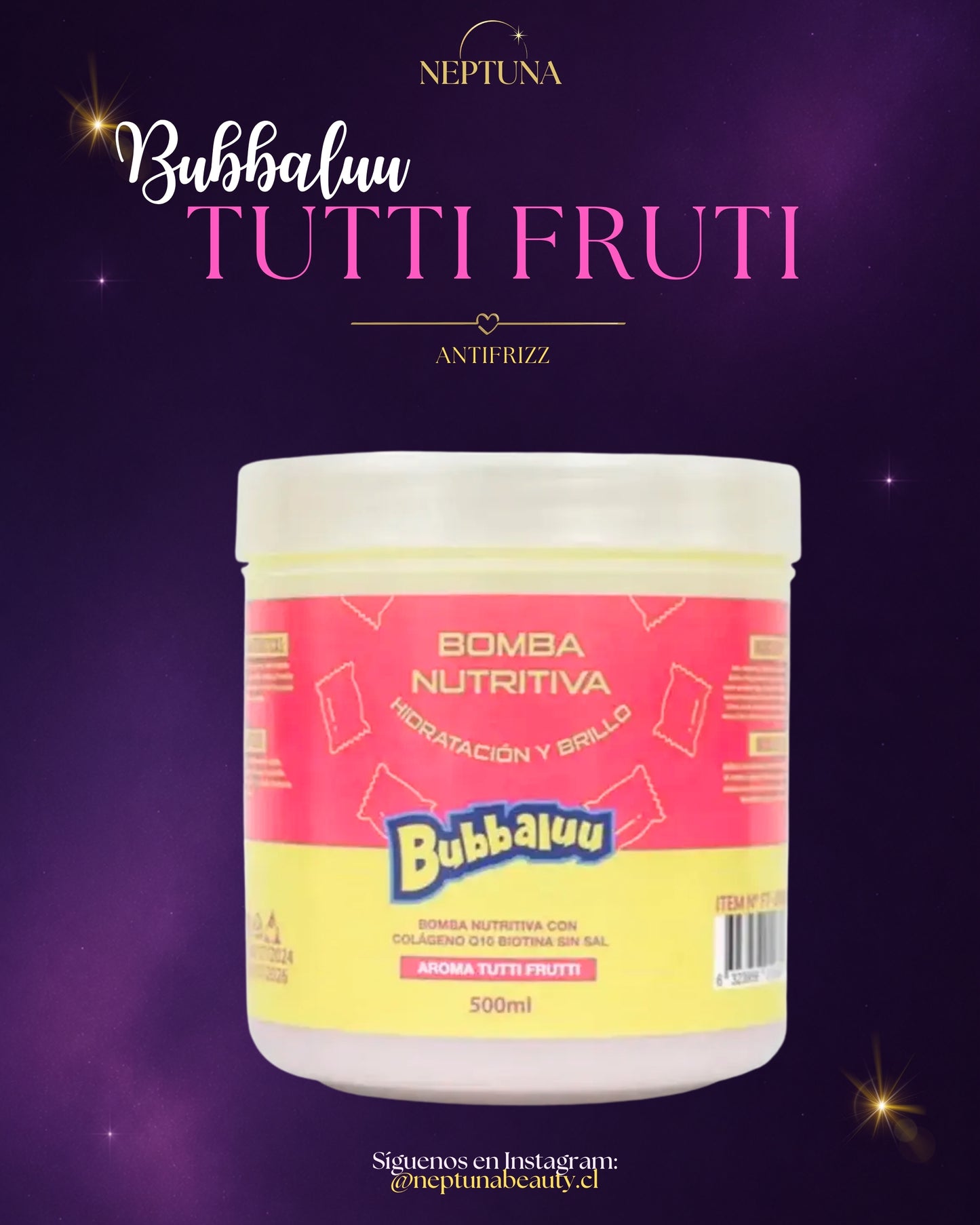 Mascarilla Bubbaluu Tutti Fruti