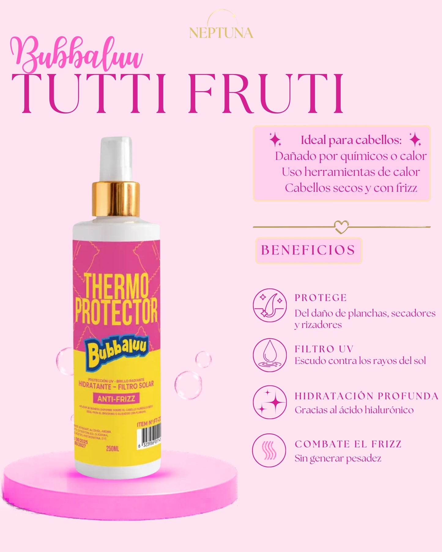 Termoprotector Bubbaluu Tutti Fruti