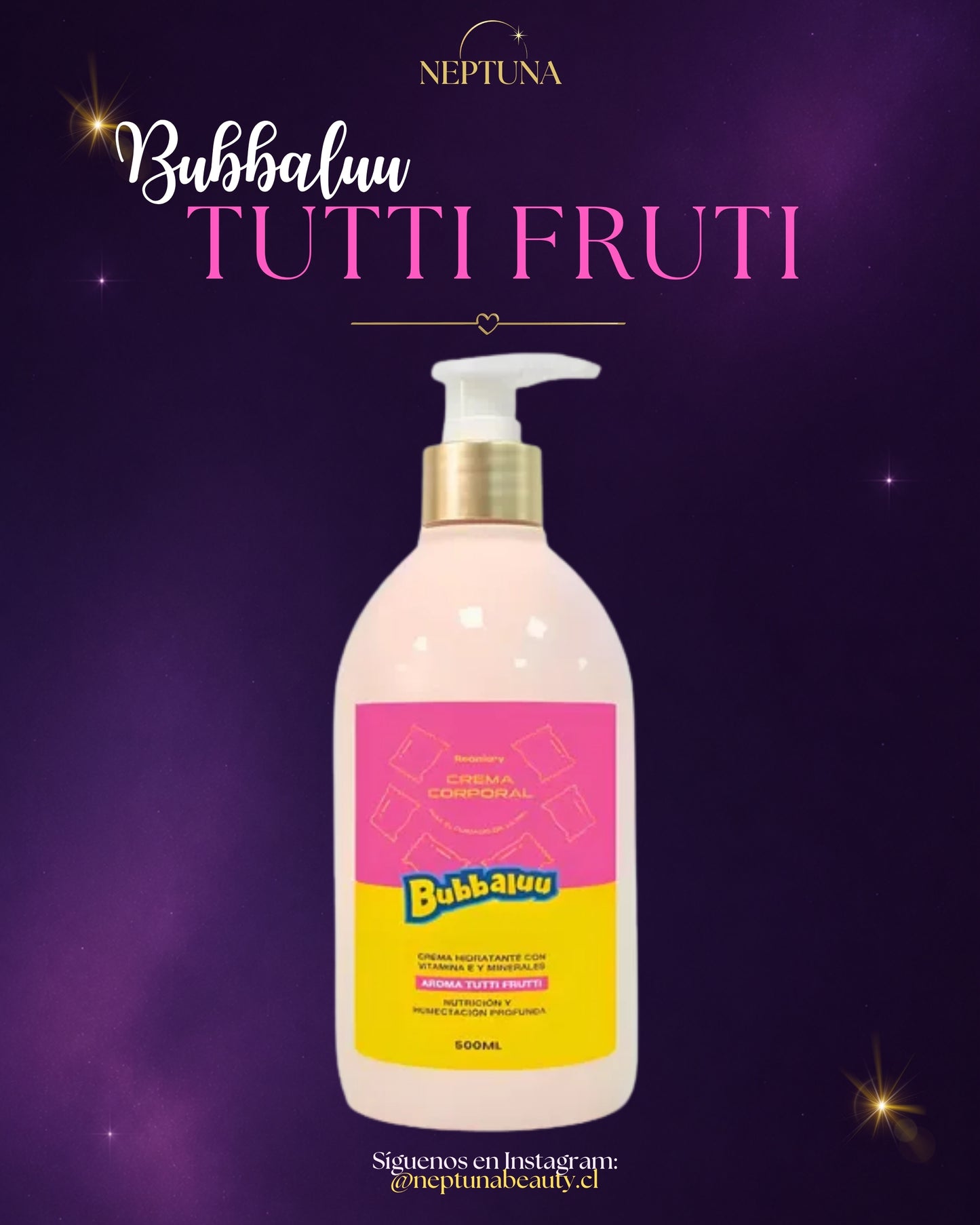 Crema Corporal Bubbaluu Tutti Fruti