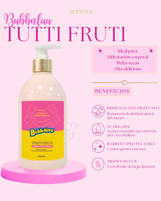 Crema Corporal Bubbaluu Tutti Fruti