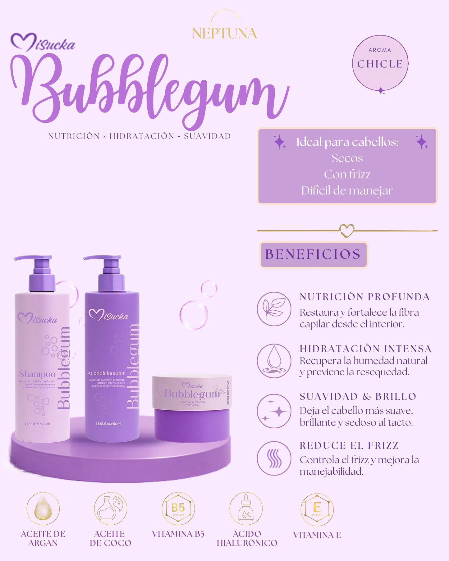 Ritual Completo Misucka Bubblegum Nutrición